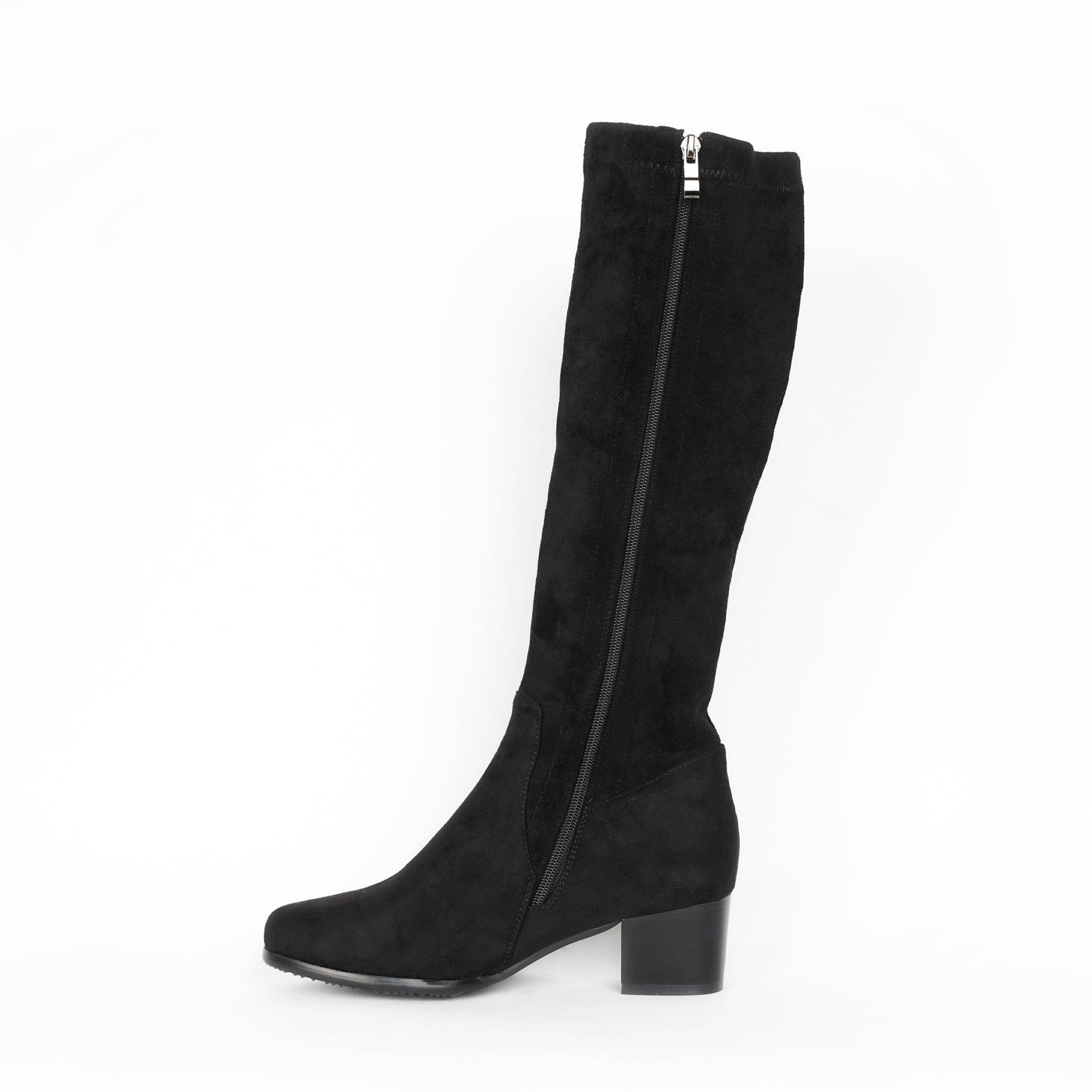 LEISURES LONG BOOTS ELLIS Black