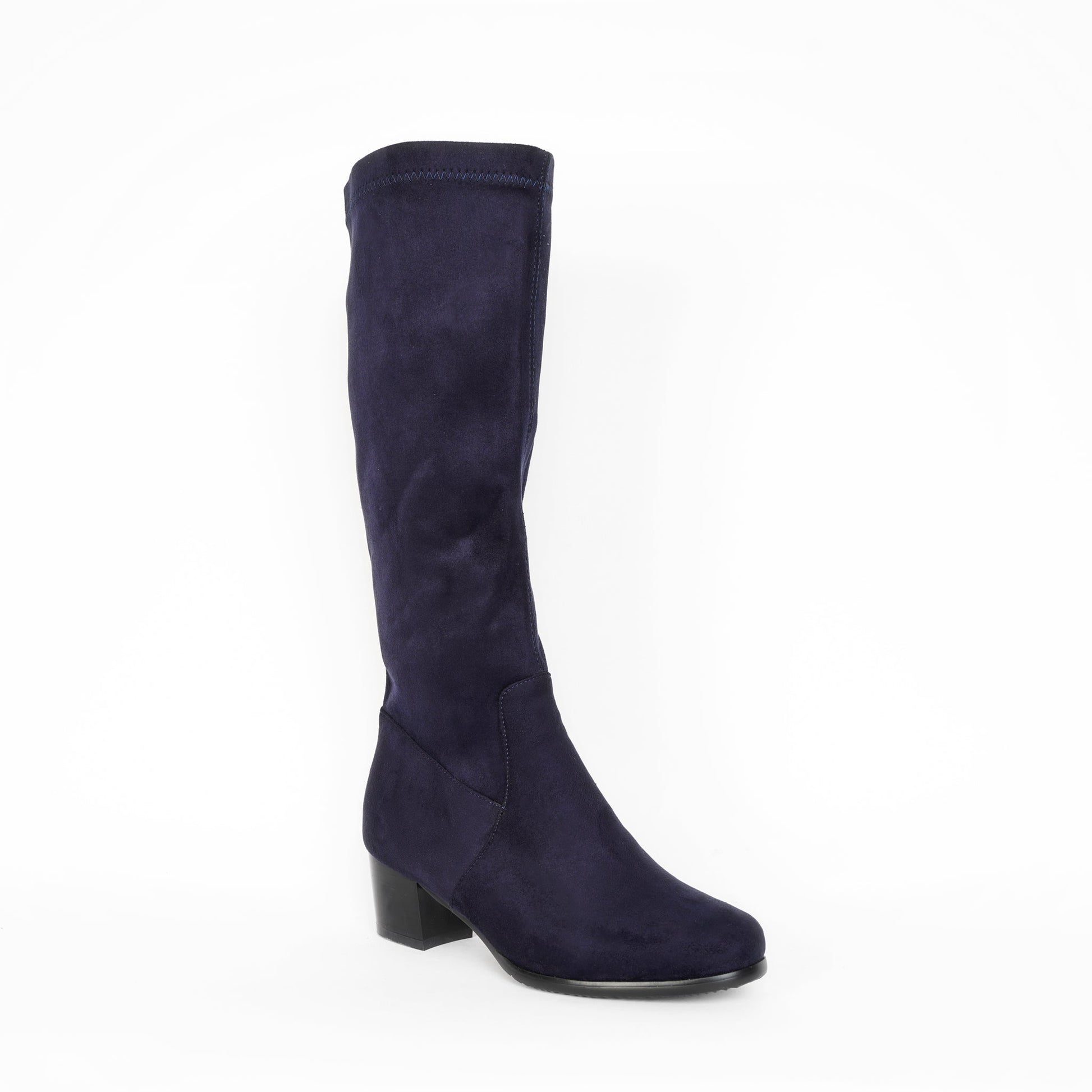 LEISURES LONG BOOTS ELLIS Navy