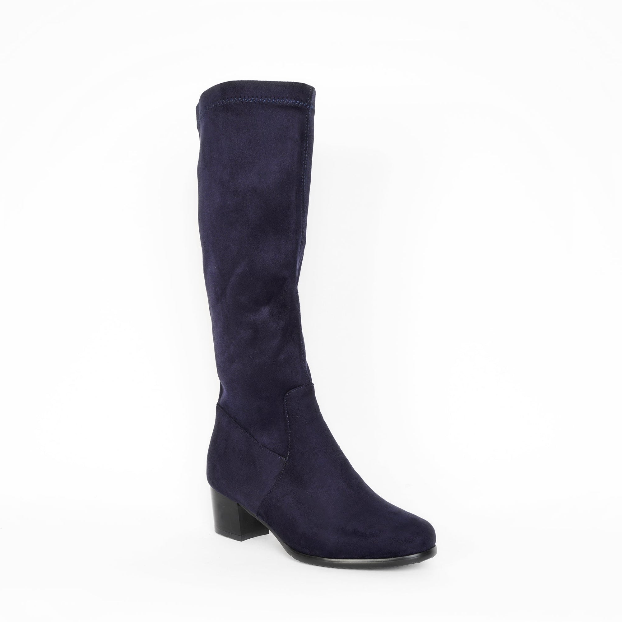 LEISURES LONG BOOTS ELLIS Navy