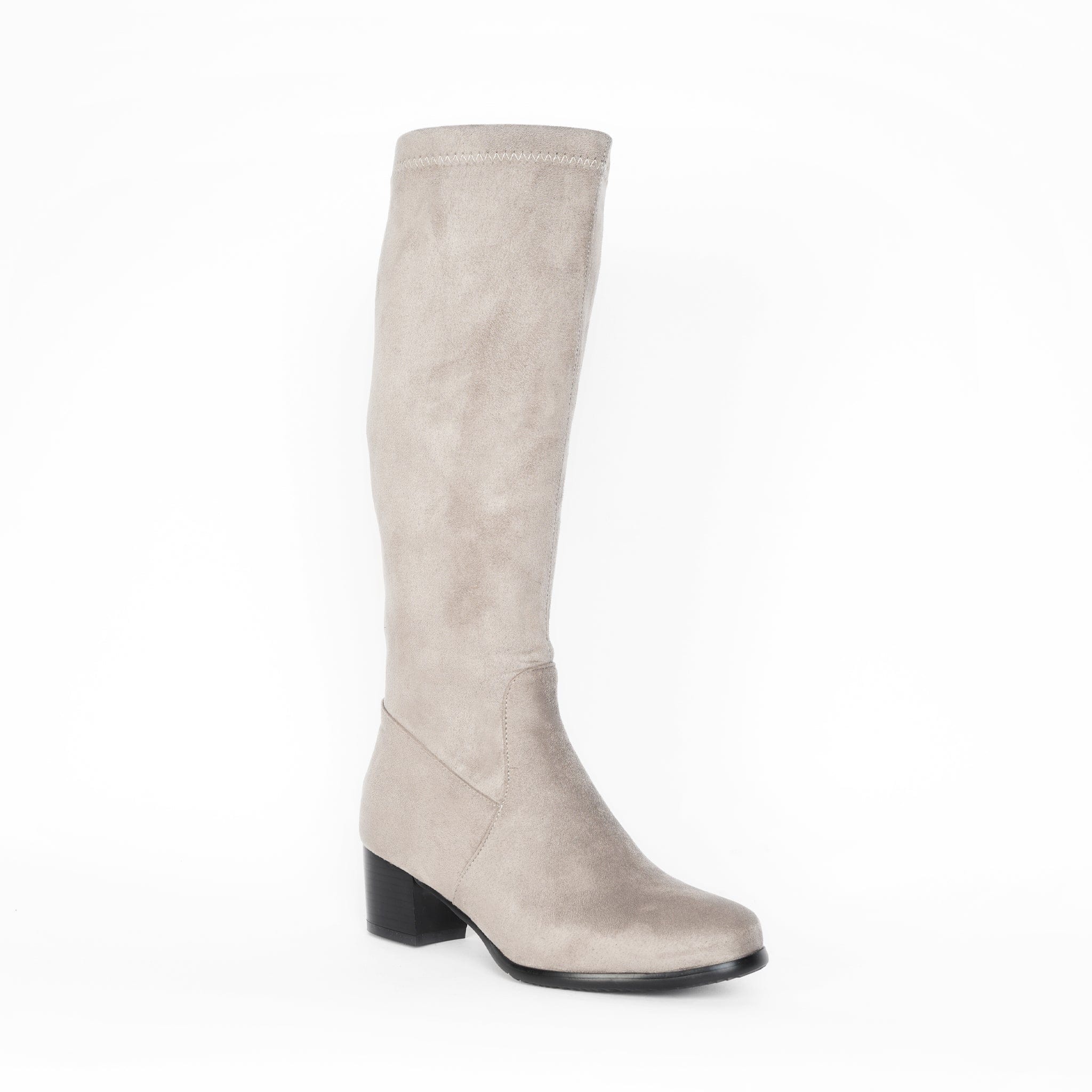 Grey boots hotsell long