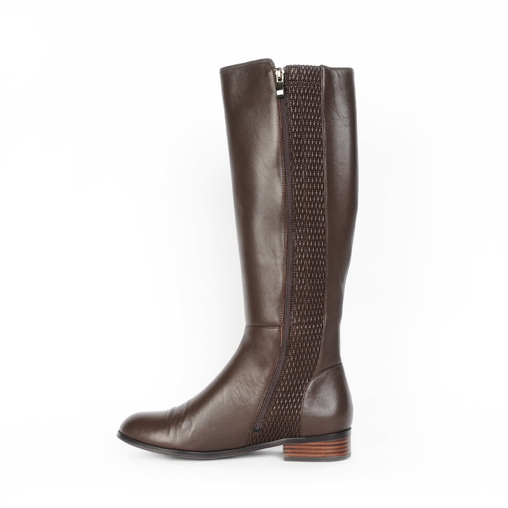 LEISURES LONG BOOTS ELLODIE Chocolate