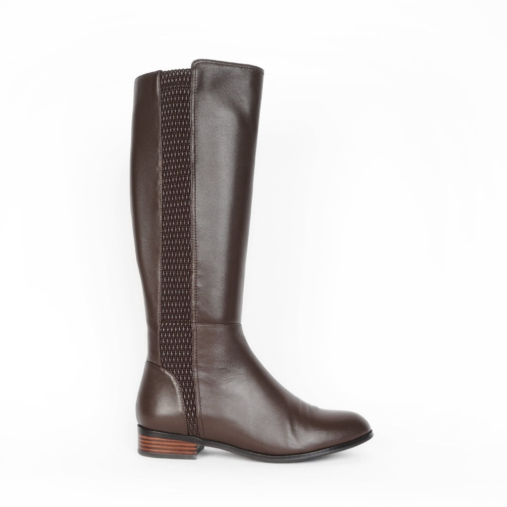 LEISURES LONG BOOTS ELLODIE Chocolate