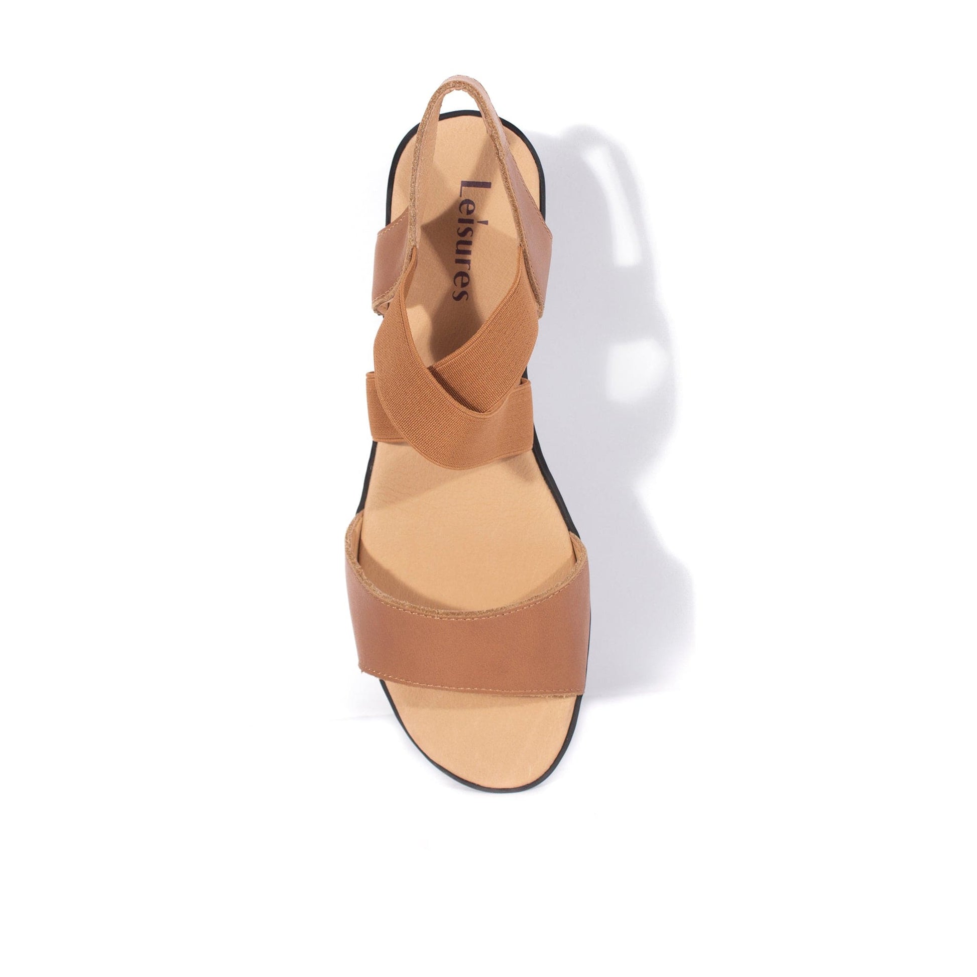 LEISURES LOW WEDGES HENRY Tan