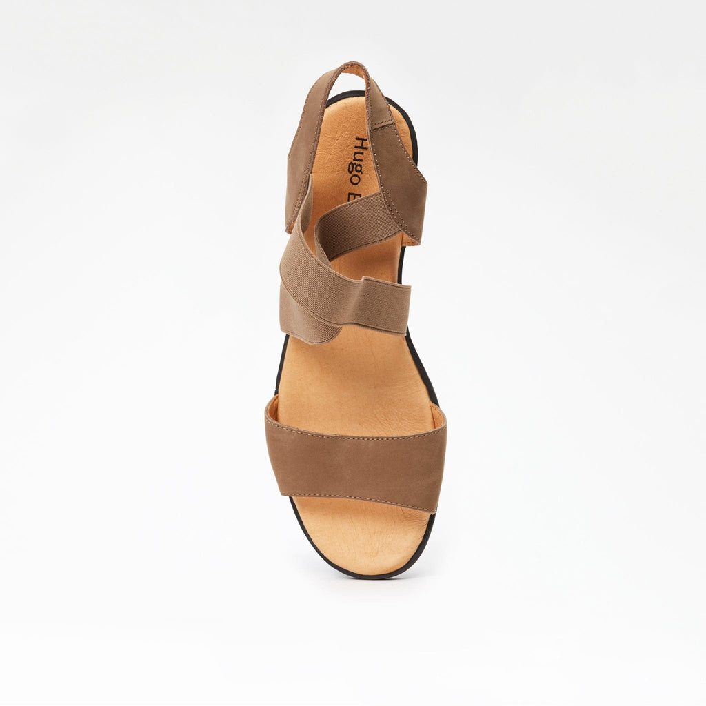 LEISURES LOW WEDGES HENRY Taupe Nubuck