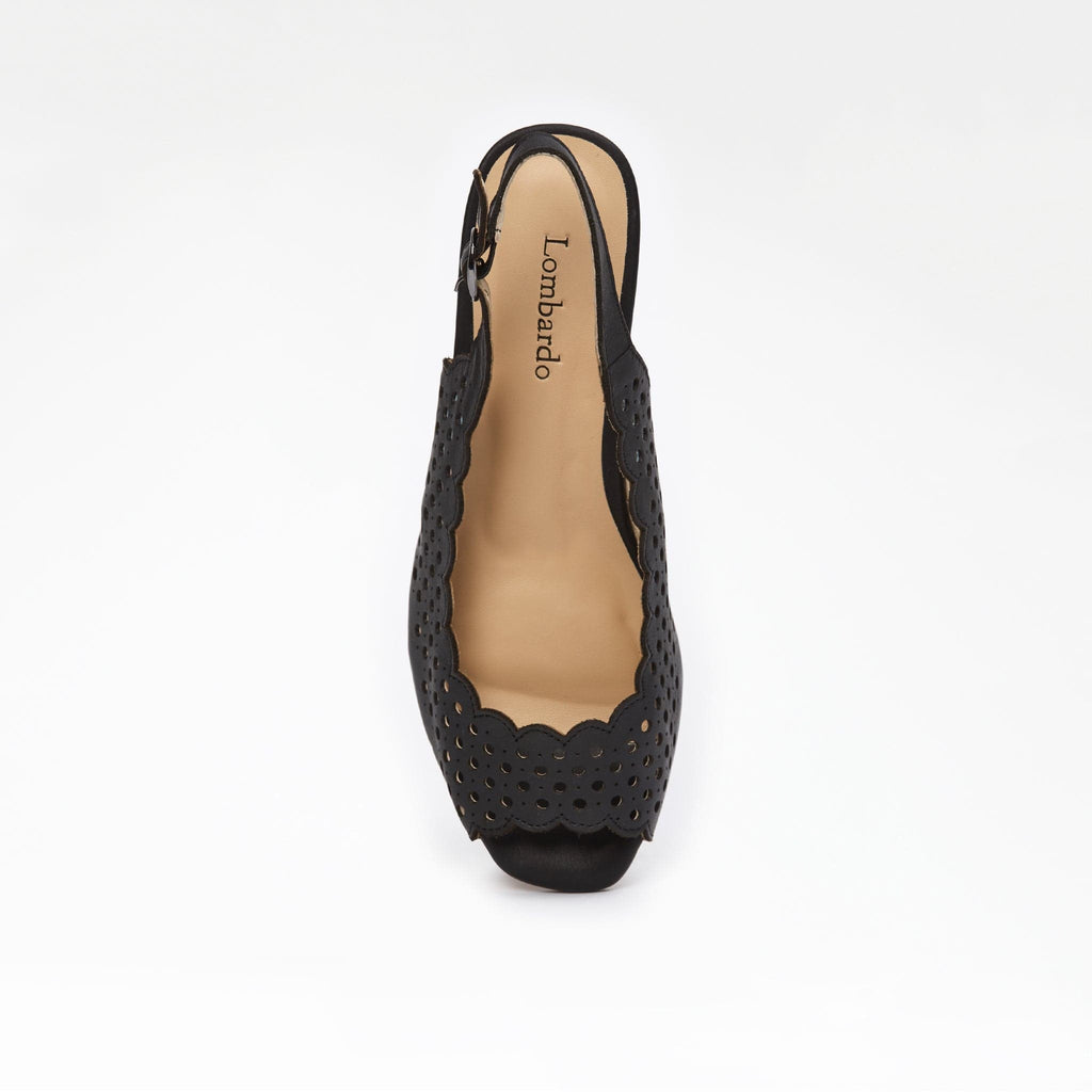 LEISURES LOW WEDGES LENORY Black