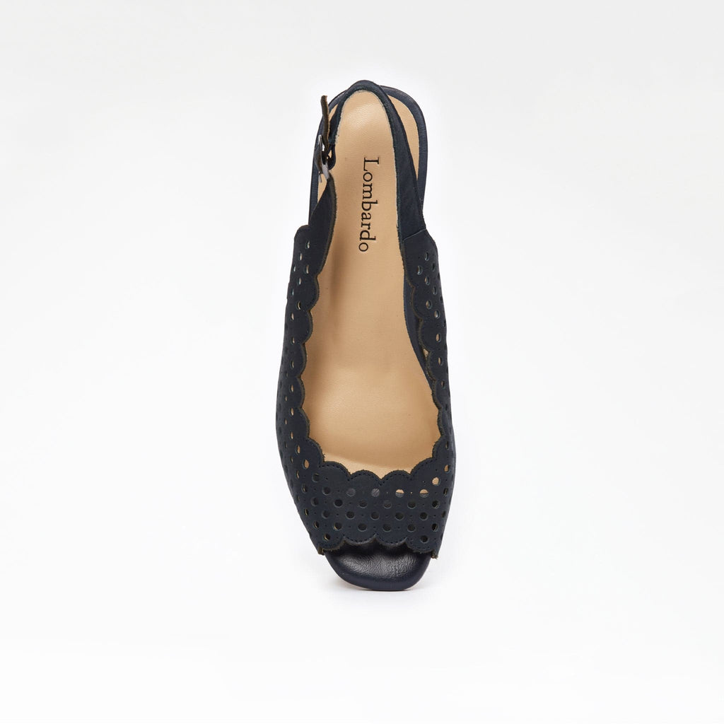 LEISURES LOW WEDGES LENORY Navy