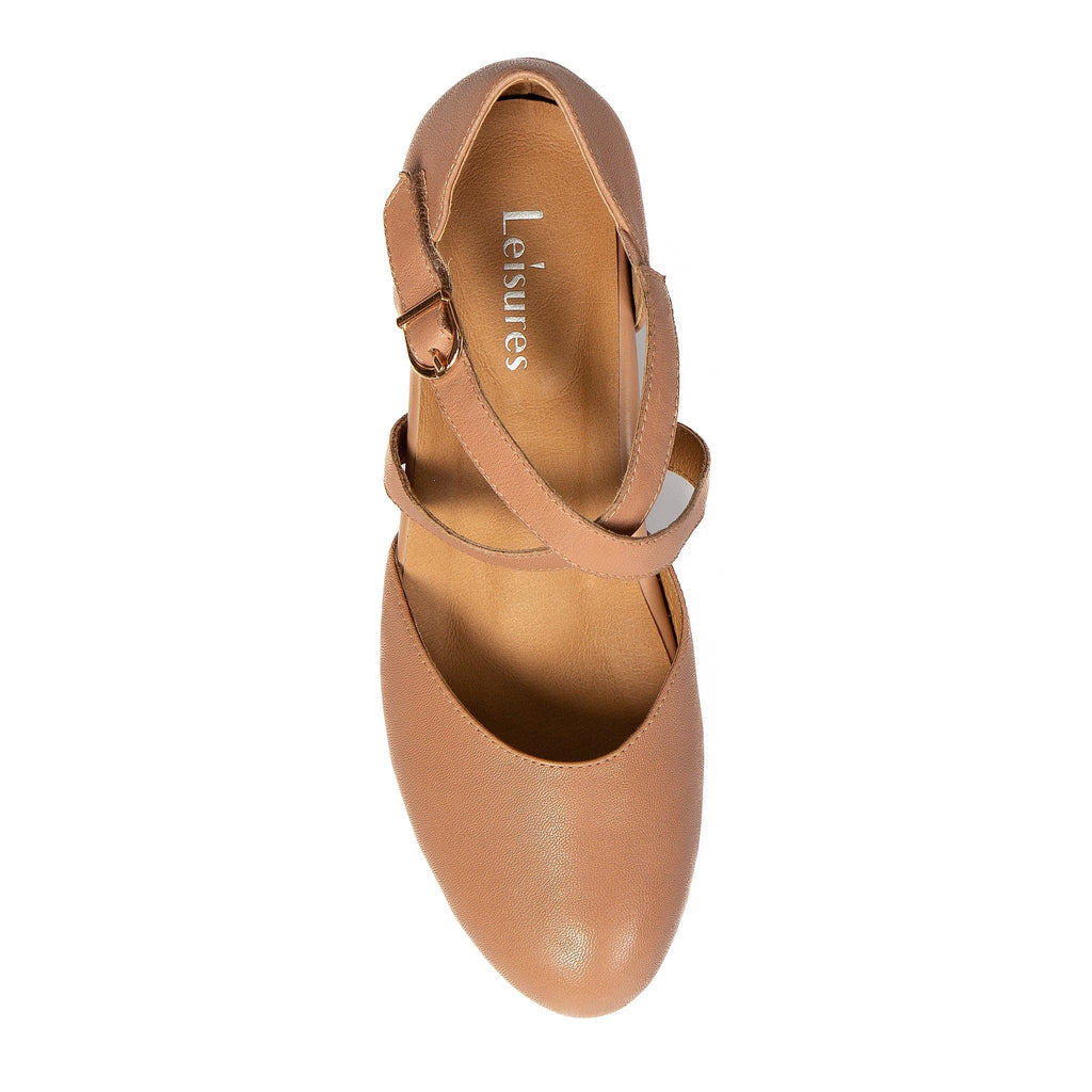 LEISURES MEDIUM COURT SHOES REBECCA Deep Blush
