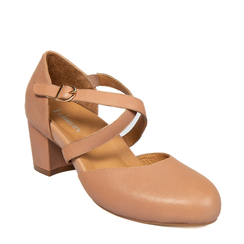 LEISURES MEDIUM COURT SHOES REBECCA Deep Blush