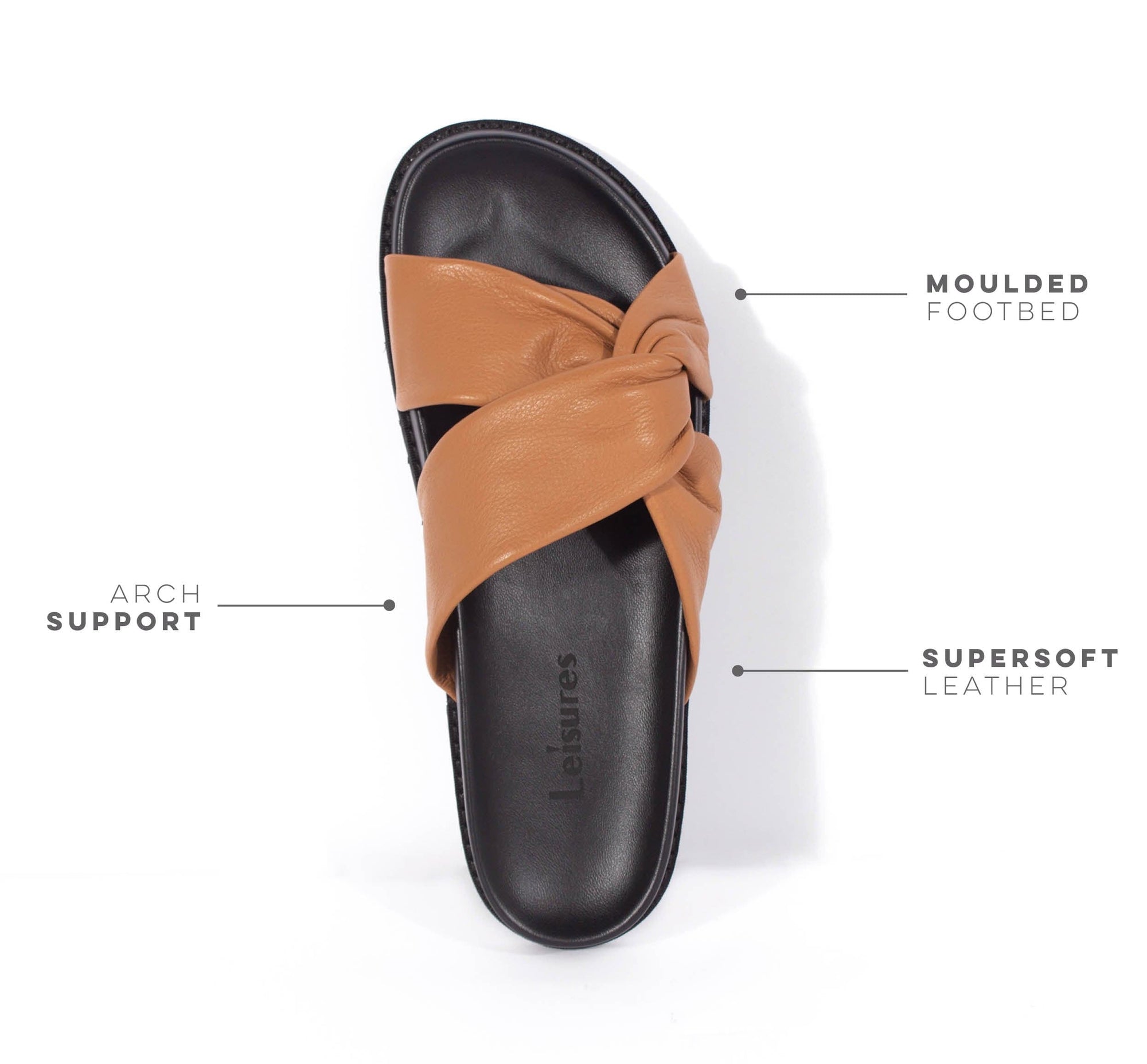 LEISURES SLIDES RALPH Tan