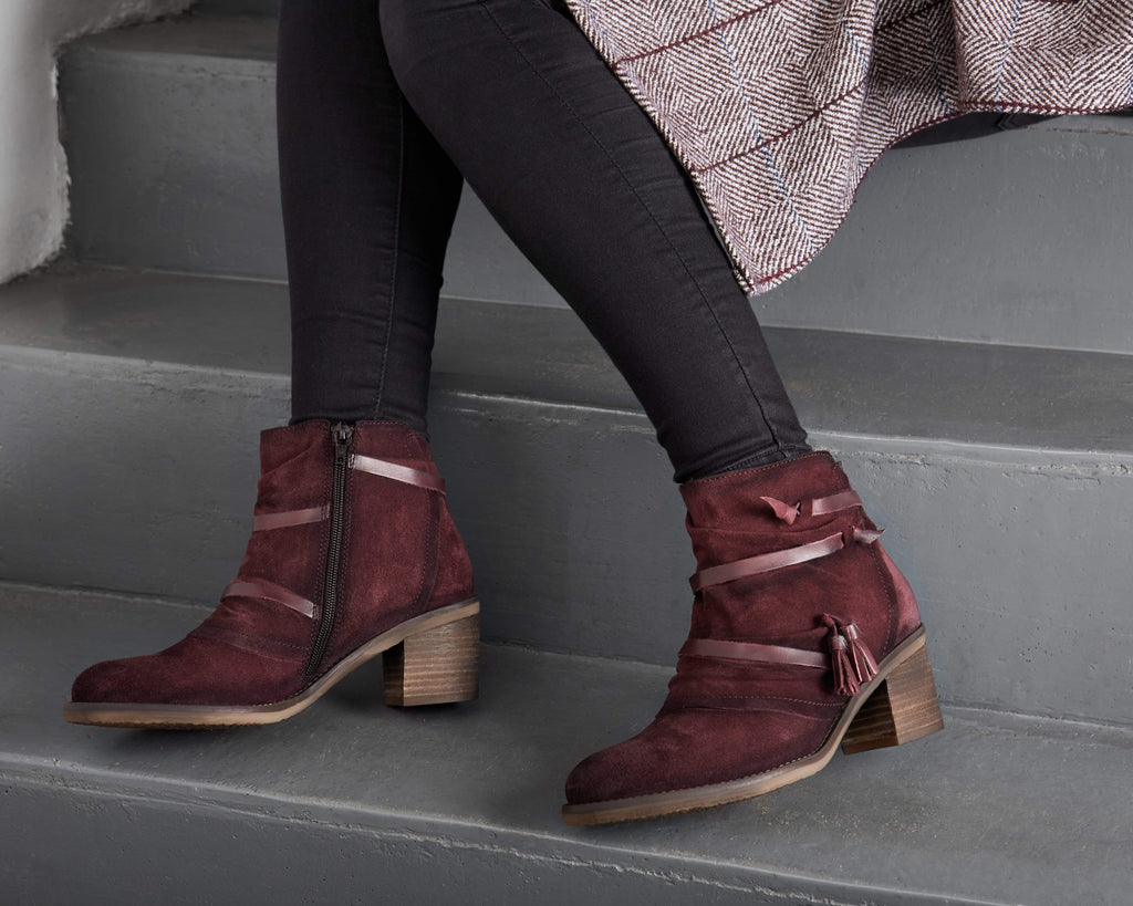 LOMBARDO MEDIUM HEELED ANKLE BOOTS LORENA