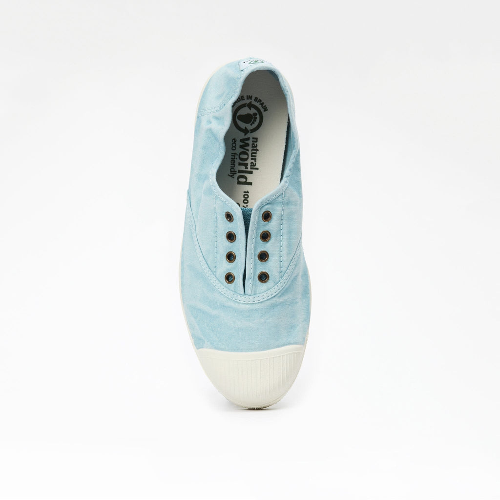 NATURAL WORLD LACE UPS NORTH LIGHT BLUE