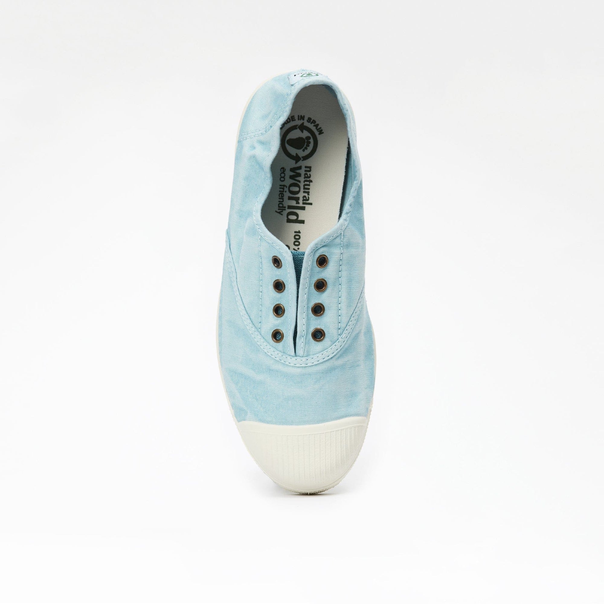 NATURAL WORLD LACE UPS NORTH LIGHT BLUE