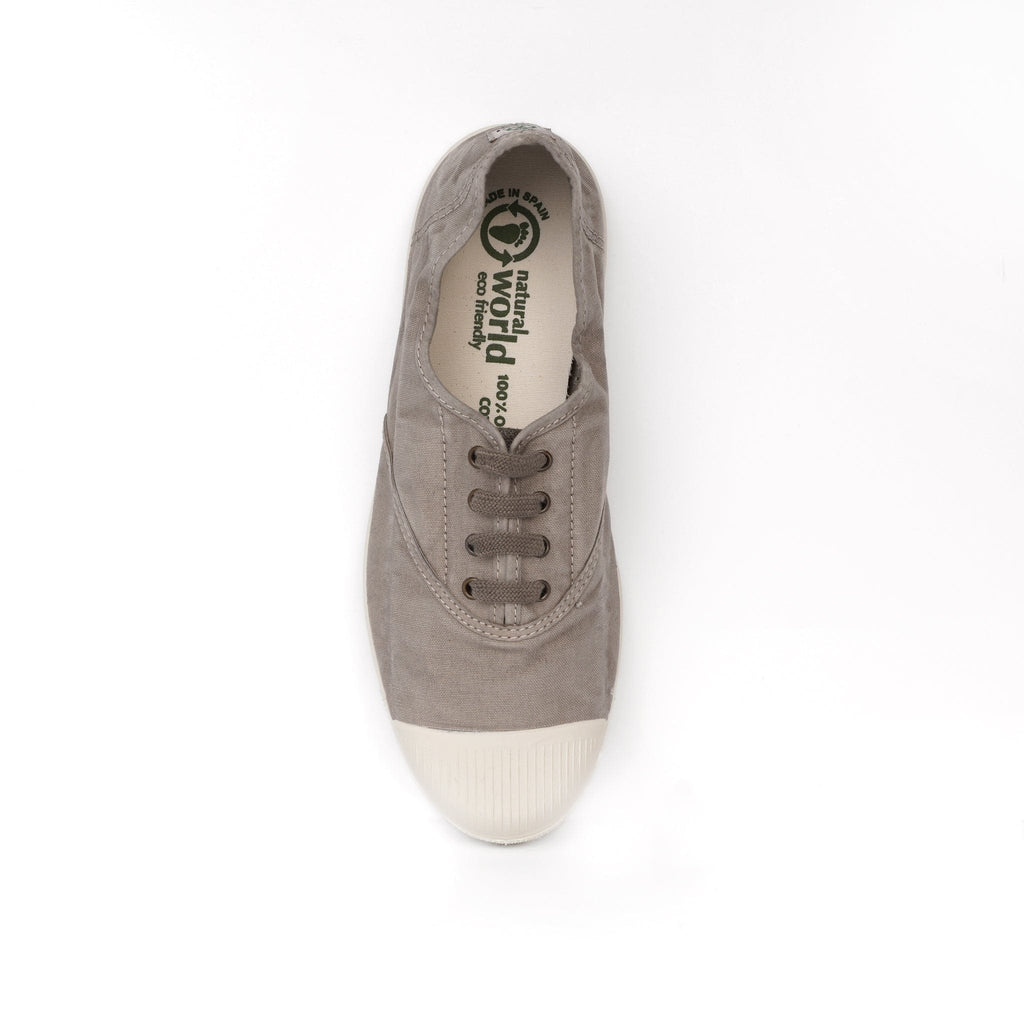 NATURAL WORLD LACE UPS NORTH LIGHT GREY