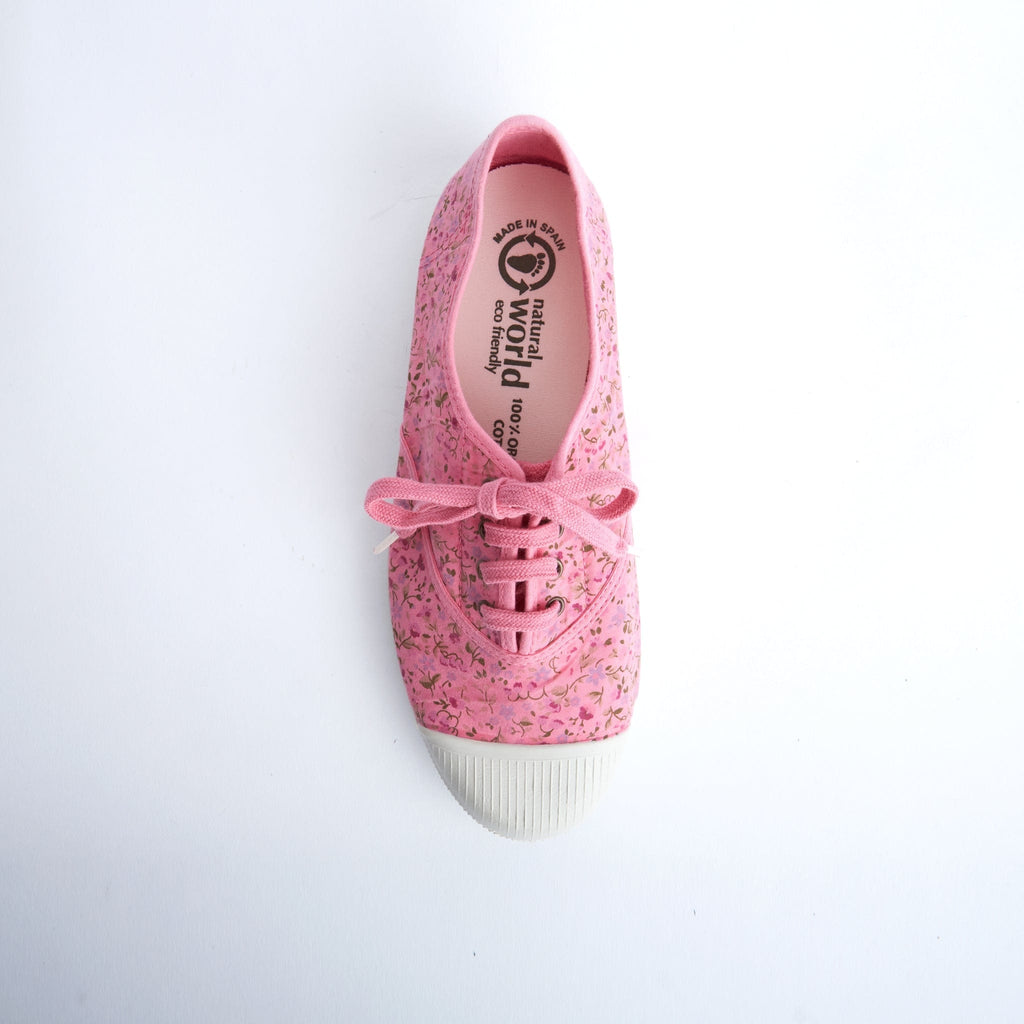 NATURAL WORLD LACE UPS NORTH PINK FLORAL