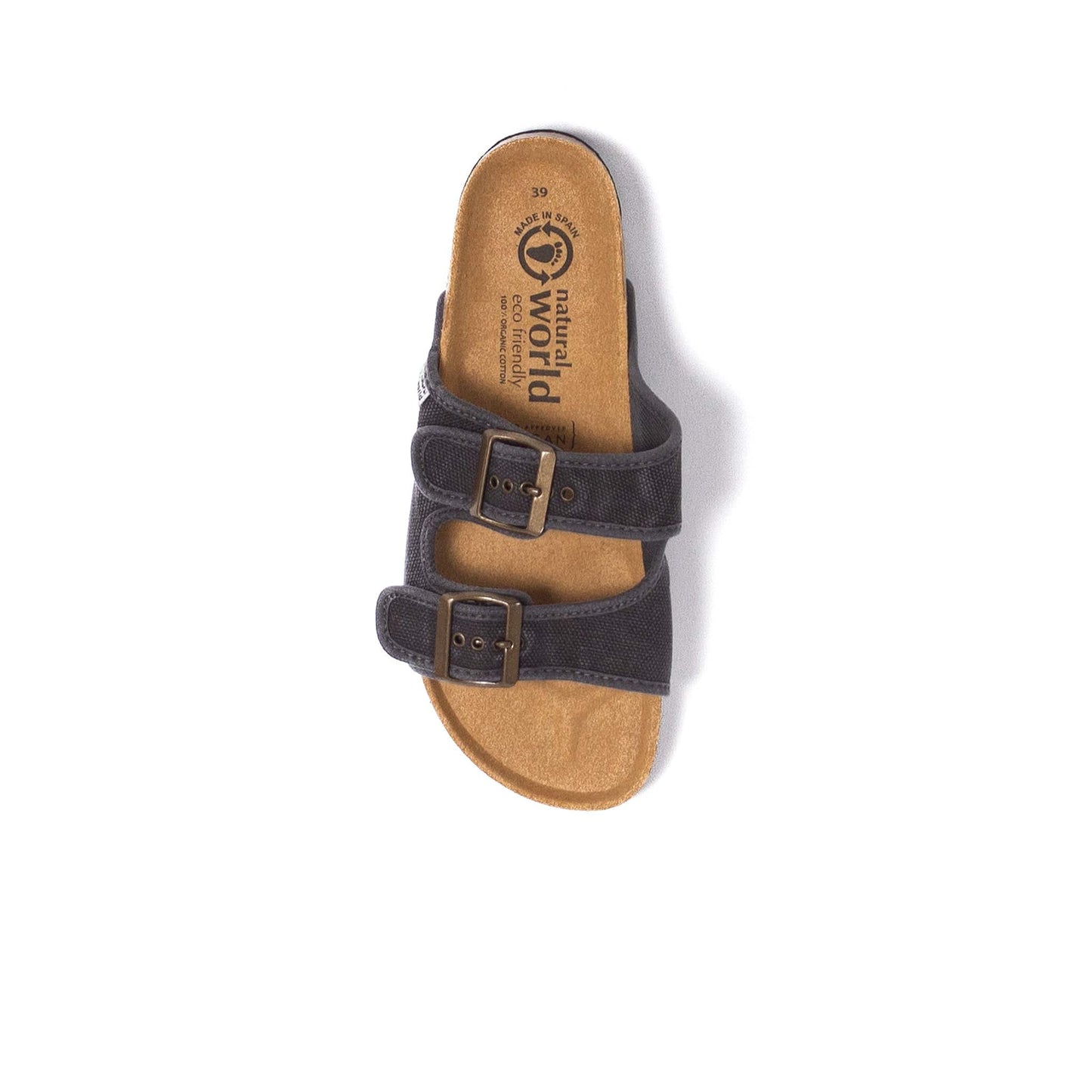 NATURAL WORLD SLIDES NARITA Charcoal