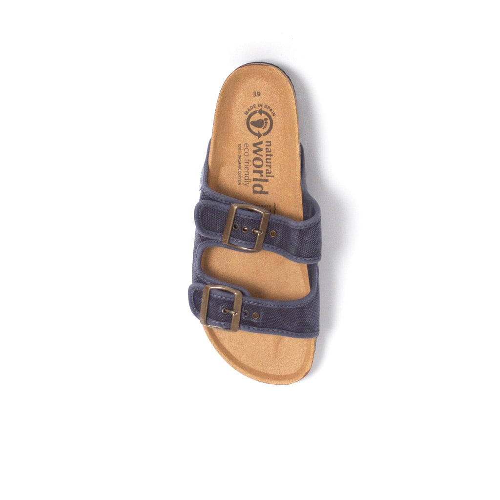NATURAL WORLD SLIDES NARITA Navy