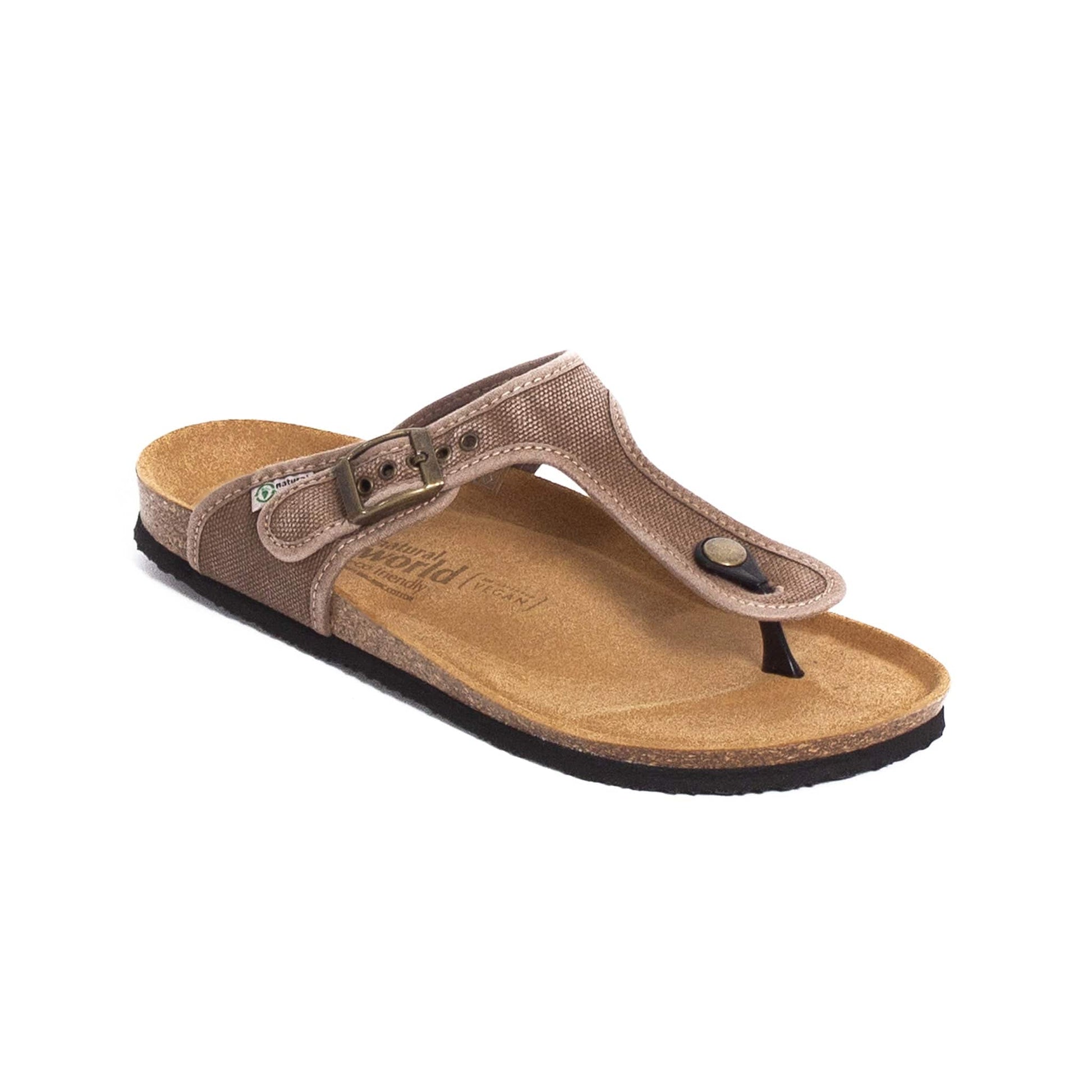 NATURAL WORLD THONGS NOUMEA Beige