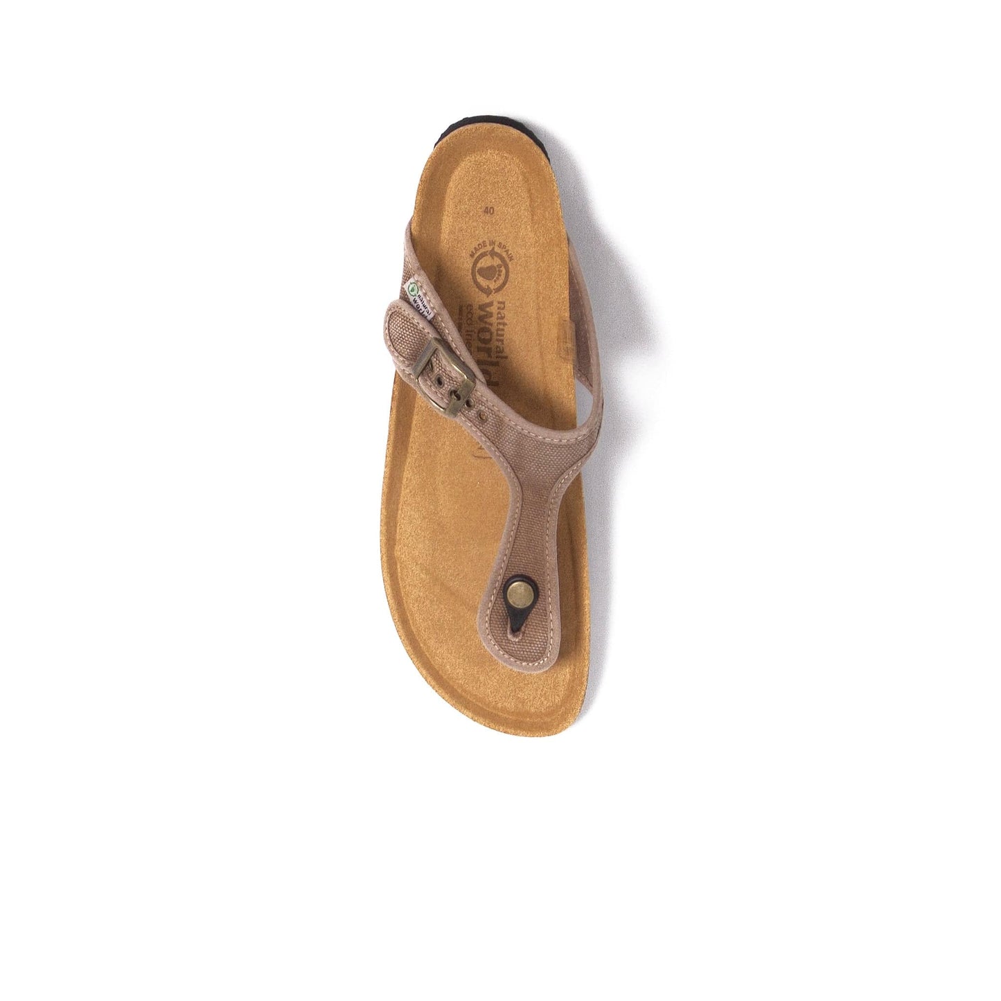 NATURAL WORLD THONGS NOUMEA Beige