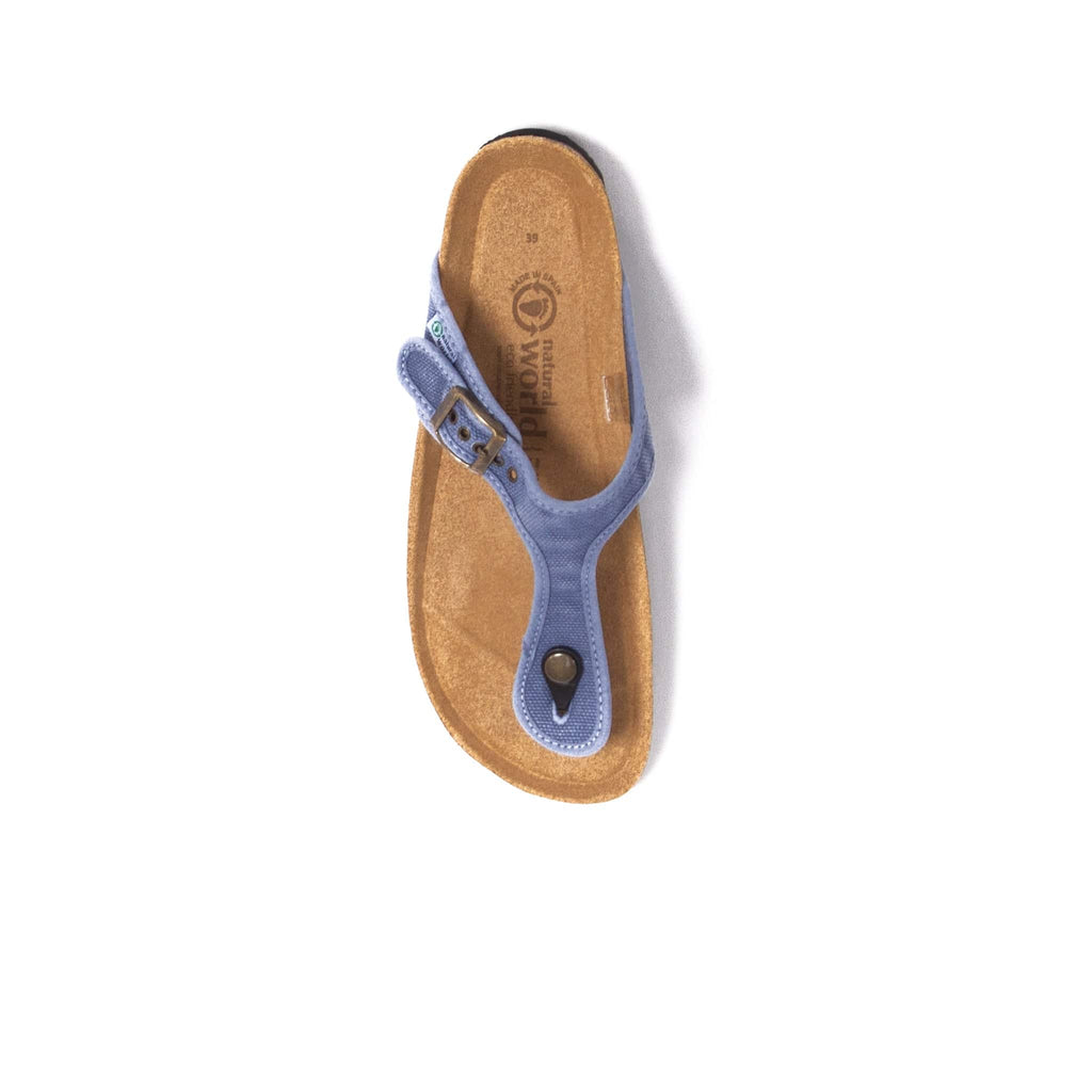 NATURAL WORLD THONGS NOUMEA Denim