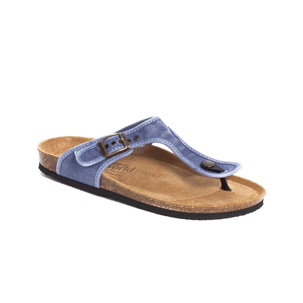 NATURAL WORLD THONGS NOUMEA Denim