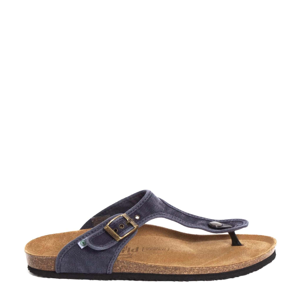 NATURAL WORLD THONGS NOUMEA Navy