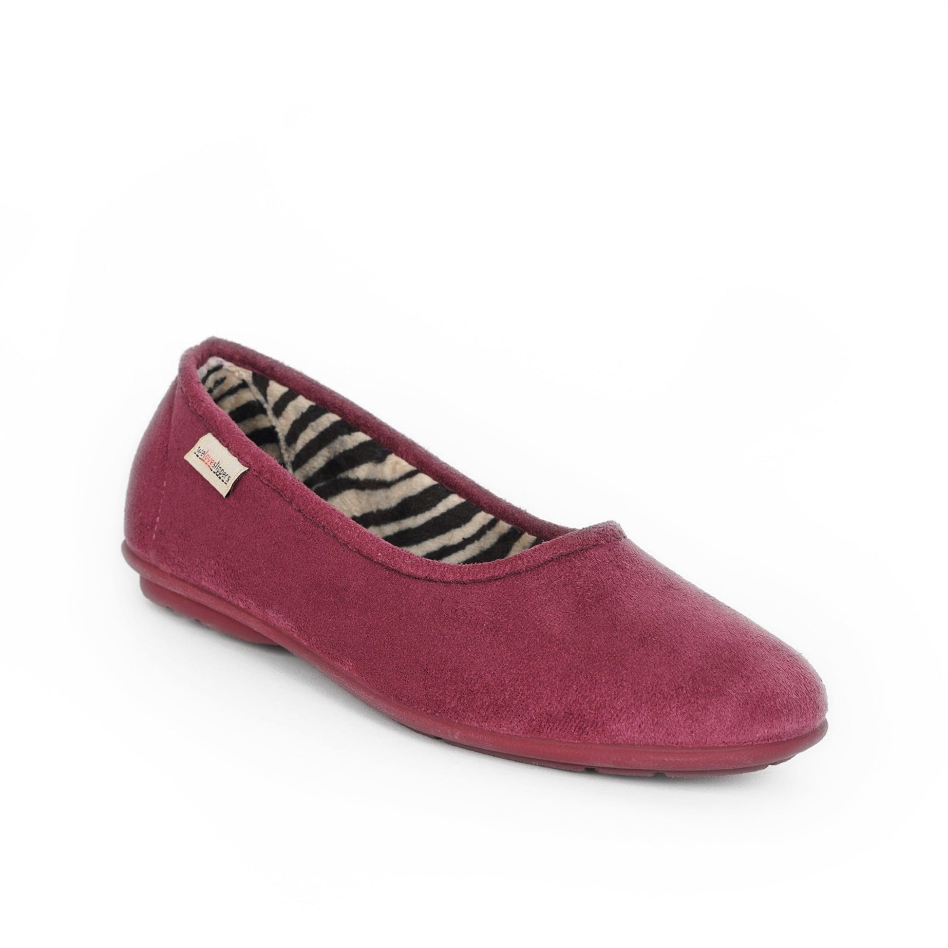 WE LOVE SLIPPERS SLIPPERS 610 BURGUNDY